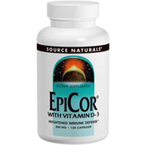 Source Naturals, Epicor with Vitamin D-3, 500 mg, 30 caps