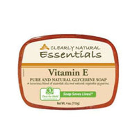 Clearly Natural, Glycerine Bar Soaps, Vitamin E 3 bars