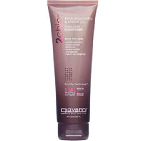 Giovanni Cosmetics, 2chic Brazilian Keratin and Argan Oil Ultra-Sleek Conditioner, 24 OZ