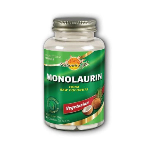 Nature's Life, Monolaurin, 990 mg, 90 VEG CAPS