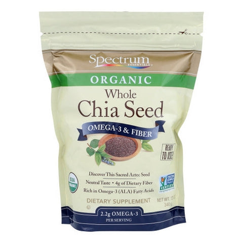 Chia Seed Omega-3 and Fiber 12 OZ by Spectrum Essentials