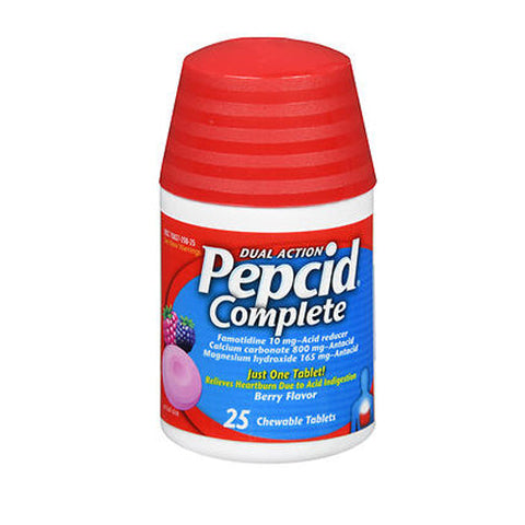 Pepcid, Complete Chewable, Berry Flavor 25 Tabs