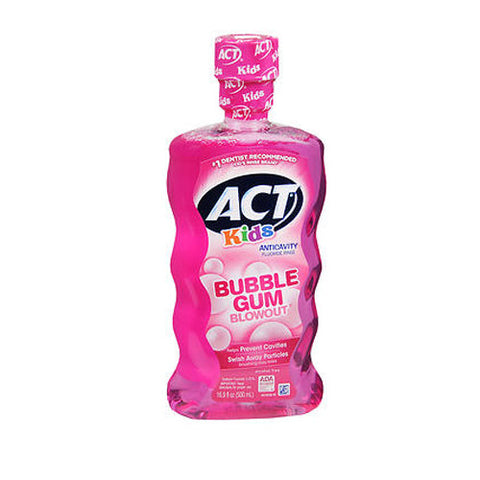 Act, Kids Anticavity Fluoride Rinse, Bubblegum Blowout 16.9 Oz