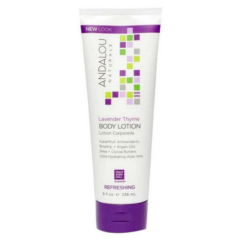 Andalou Naturals, Body Lotion, Refreshing Lavender Thyme 8 Oz