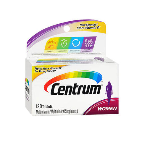 Centrum, Womens Tablets, 120 Tabs