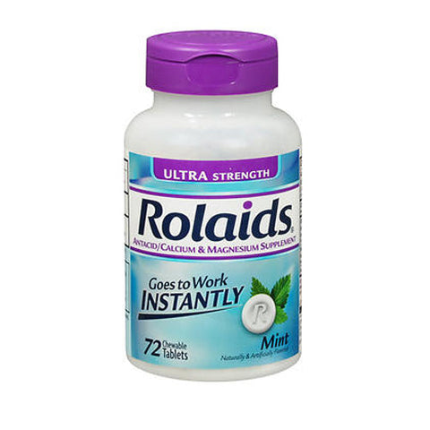 Rolaids, Ultra Strength, Mint 72 Chewable Tabs