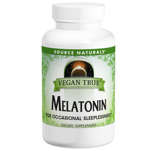 Source Naturals, Vegan True Melatonin, 3 mg, 60 Veg Caps