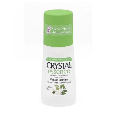 Crystal, Roll On Deodorant, Essence-Vanilla-Jasmine 2.25 Oz