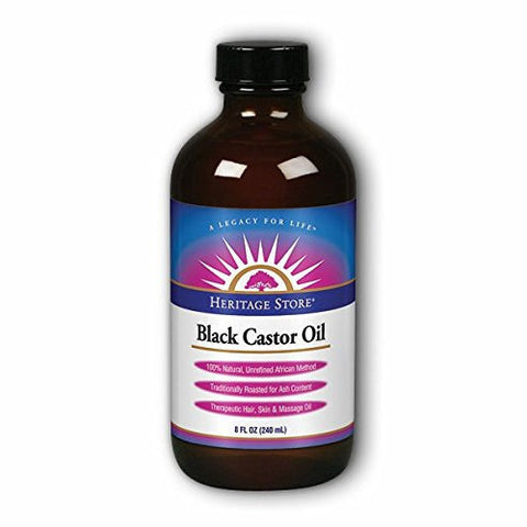 Heritage Store, Black Castor Oil, 8 fl oz