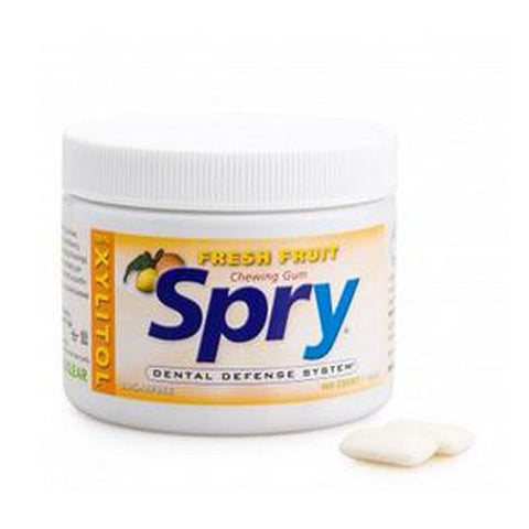 Xlear Inc, Spry Chewing Gum, Fresh Fruit 100 Count