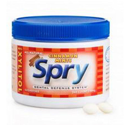 Xlear Inc, Spry Mints 100% Xylitol, Cinnamon 240 Count