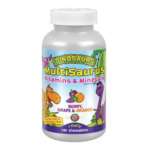 Kal, MultiSaurus, Berry, Grape & Orange 180 Chews