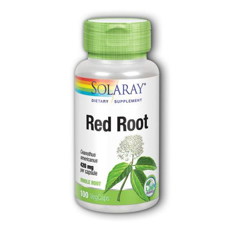 Solaray, Red Root Jersey Tea, 420 mg, 100 Caps