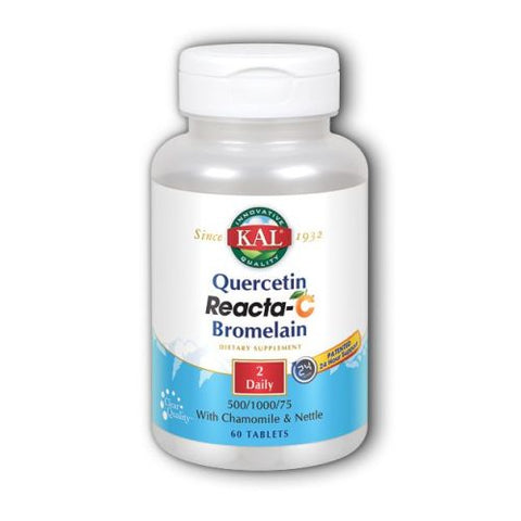 Kal, Quercetin Reacta-C Bromelain, 60 Tabs