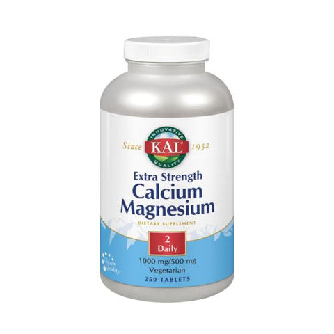 Kal, Calcium Magnesium Extra Strength, 250 Tabs