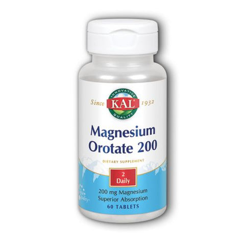 Kal, Magnesium Orotate, 200 mg, 60 Tabs