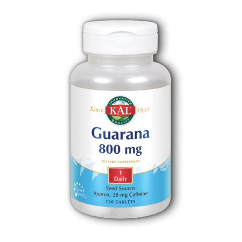Kal, Guarana, 800 mg, 120 Tabs