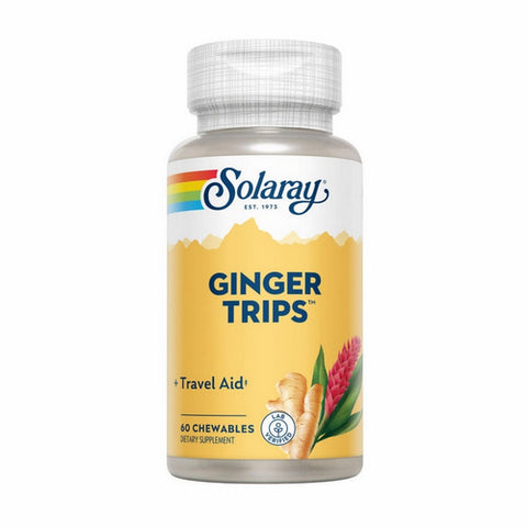 Solaray, Ginger Trips, 60 Gummies