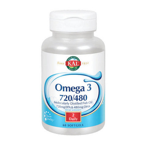 Kal, Omega 3 720/480, 60 Softgels