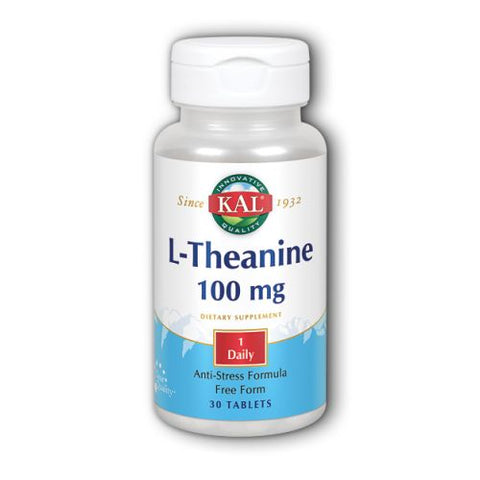 Kal, L-Theanine, 100 mg, 30 Tabs