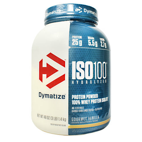 Dymatize, Iso-100, Vanilla 3 lbs