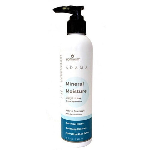 Zion Health, Moisture Minerals Intense Daily Lotion-White Coco & Shea, 8 OZ