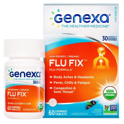 Genexa, Organic Flux Fix, 60 Tabs