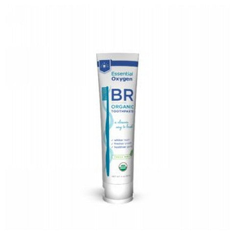 Essential Oxygen, BR Organic Toothpaste Mint, 4 Oz