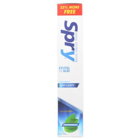 Xlear Inc, Spry Toothpaste Flouride, Peppermint 5 Oz