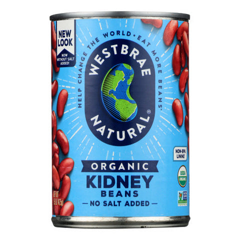 Organic Kidney Beans Fat Free 15 Oz by Westbrae