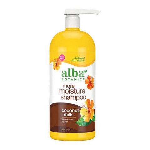 Alba Botanica, Hawaiian Shampoo, Drink It Up Coconut 32 Oz