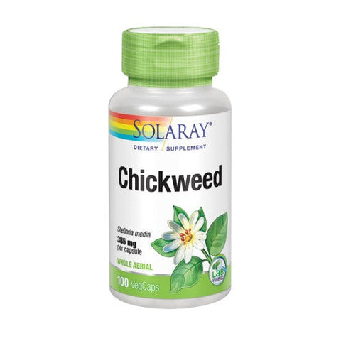 Chickweed 385mg - 100 Veg Caps by Solaray
