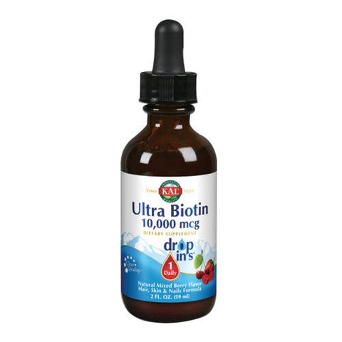 Kal, Ultra Biotin DropIns Mixed Berry, 2 Oz