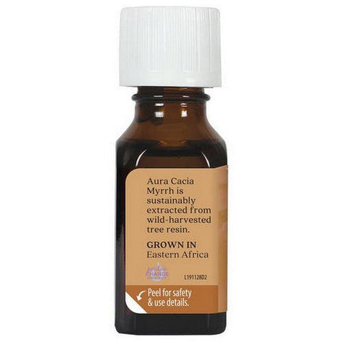 Aura Cacia, Essential Oil Myrrh, (commiphora molmo) 0.5 Fl Oz