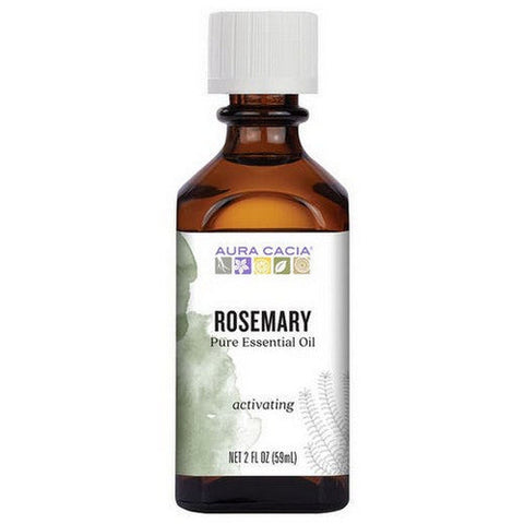 Aura Cacia, Essential Oil Rosemary, (rosemarinus officinalis) 2 Fl Oz