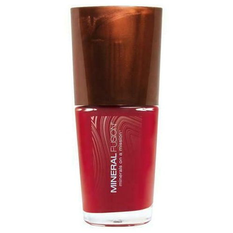 Mineral Fusion, Crimson Clay Nail Polish, .33 Oz