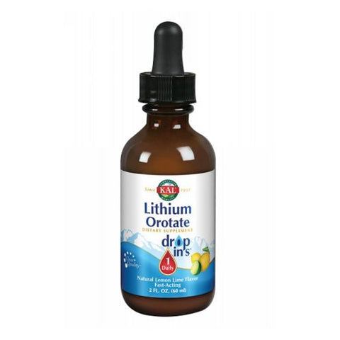 Kal, Lithium Orotate Lemon Lime, 2 oz