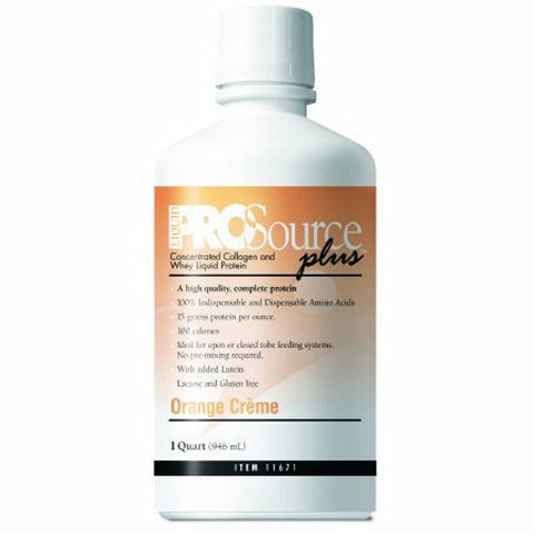 Medtrition, Protein Supplement ProSource Plus Orange Cr��me Flavor 32 oz. Bottle Ready to Use, 30 Oz