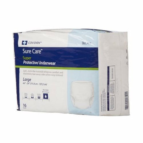 Cardinal, Unisex Adult Absorbent Underwear Pull On with Tear Away 1615R, Count of 25