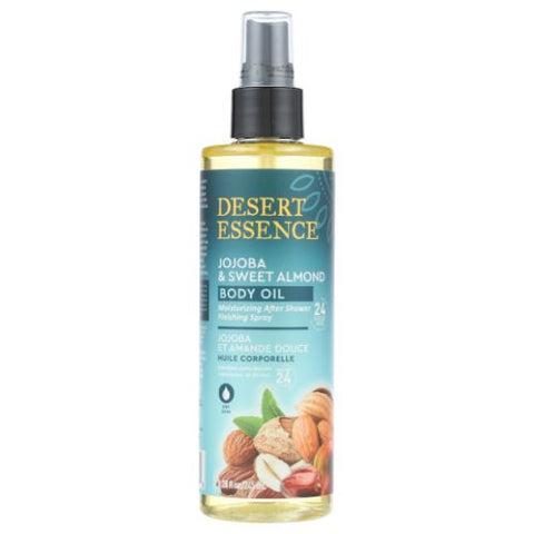 Desert Essence, Jojoba & Sweet Almond Body Oil Spray, 8.28 Oz