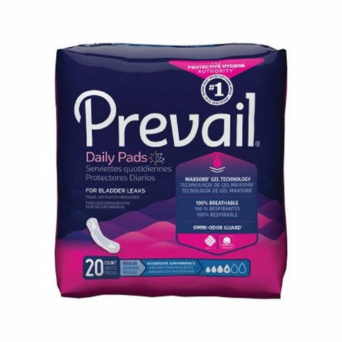 First Quality, Bladder Control Pad 9-1/4 Inch, Case Of 9
