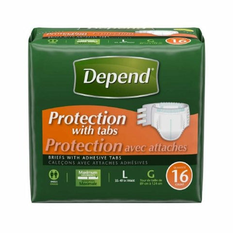 Kimberly Clark, Unisex Adult Incontinence Brief, Pack Of 16