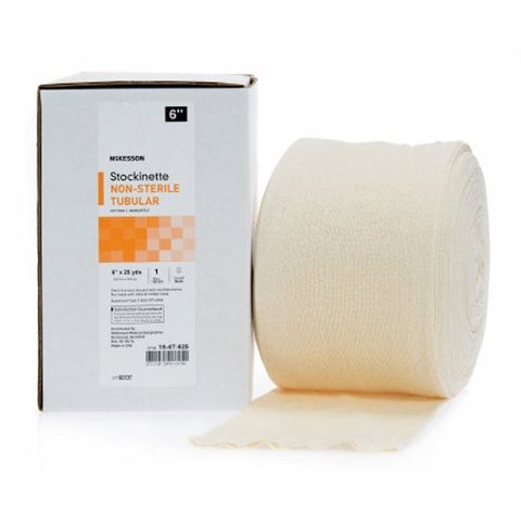 McKesson, Stockinette Tubular McKesson 6 Inch X 25 Yard Cotton NonSterile, 1 Roll