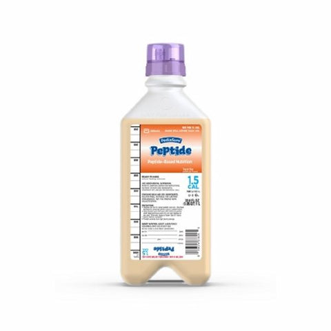 Abbott Nutrition, Pediatric Oral Supplement / Tube Feeding Formula PediaSure Peptide 1.5 Cal Vanilla Flavor 1000 mL B, Count of 8