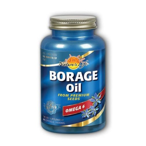 Health From The Sun, Borage Oil GLA Bio-EFA, 300 MG, GLA, 60 Soft Gels