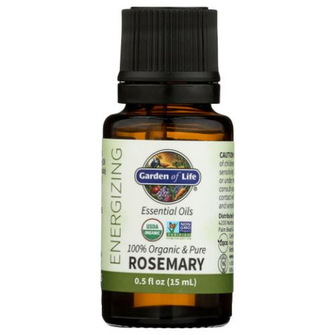 Garden of Life, Essential Oil, Rosemary 0.5 Oz