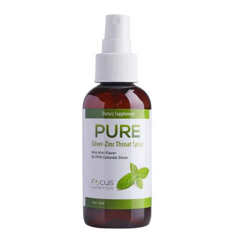 Xyloburst, Pure Silver Zinc Throat Spray, 4 Oz