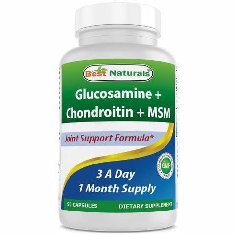 Best Naturals, Glucosamine Chondroitin MSM, 90 Caps