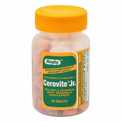 Rugby, Multi-Vitamin Jr., 60 Tabs