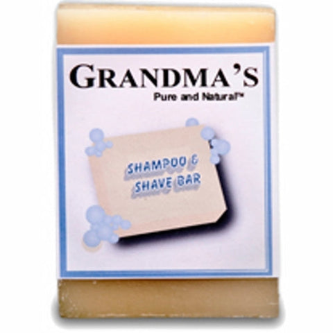 Grandmas Pure & Natural, Shampoo & Shave Bar, 4 Oz